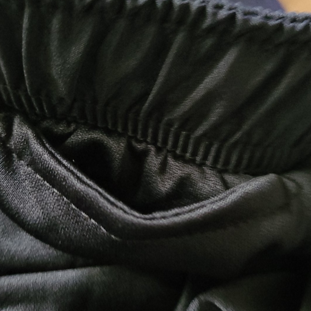 Nike Black Athletic Shorts with White Swoosh - Picture 5 of 5